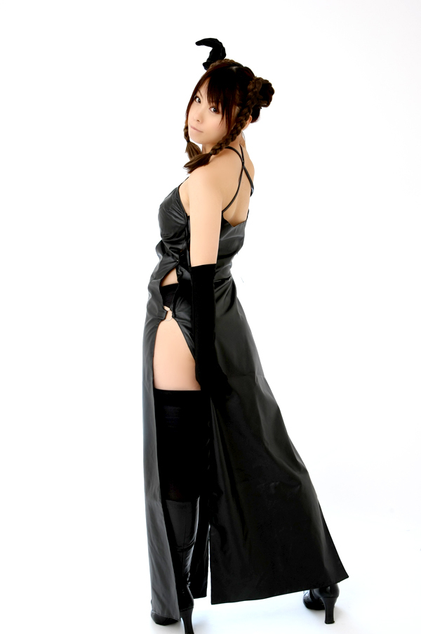 [Cosplay] Dear or alive - rumble roses PA01 black silk uniform